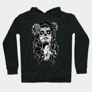 Gothic Skull Girl Hoodie